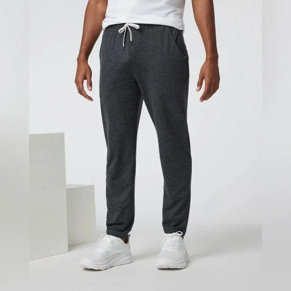 Vuori Men's Ponto Performance Pant 30 Charcoal Heather Joggers Sz S 110$ NWT